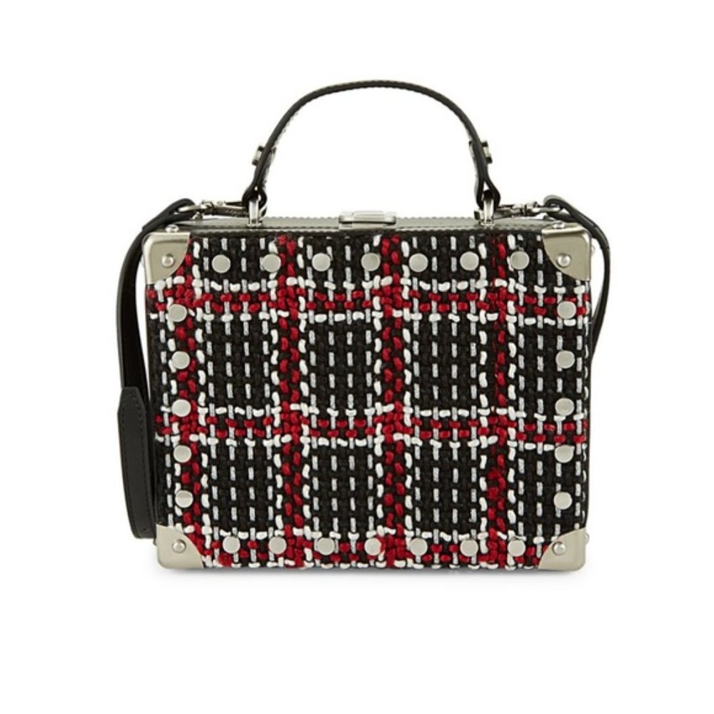 Sam Edelman Gracia Plaid Hardcase Crossbody Bag - Picture 2 of 12